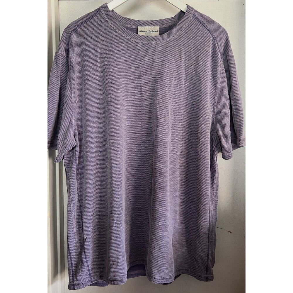 Tommy Bahama Islandzone Reversible Quick Dry Purple Top Men's Size XL